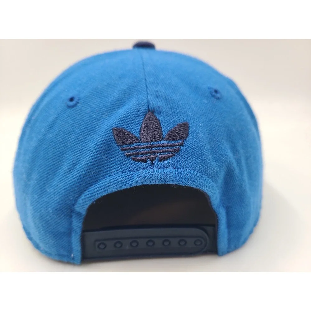 Oklahoma City Thunder Adidas Trefoil Snapback (Seems Small) Hat Cap OKC NBA Blue